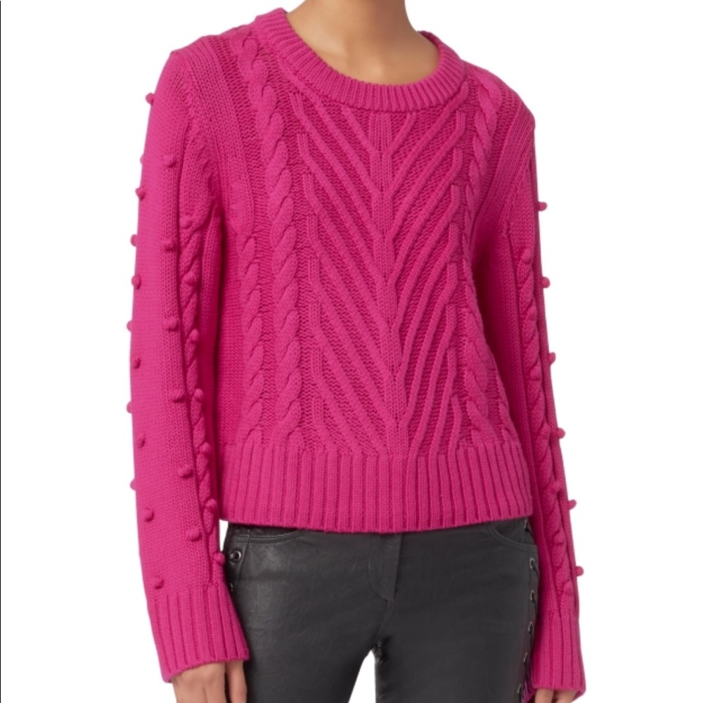 A.L.C. Aubry pompom-embellished wool sweater SizeM